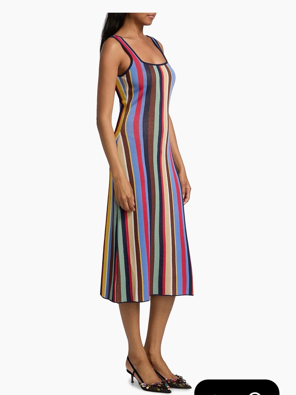 STAUD Katie Midi Dress